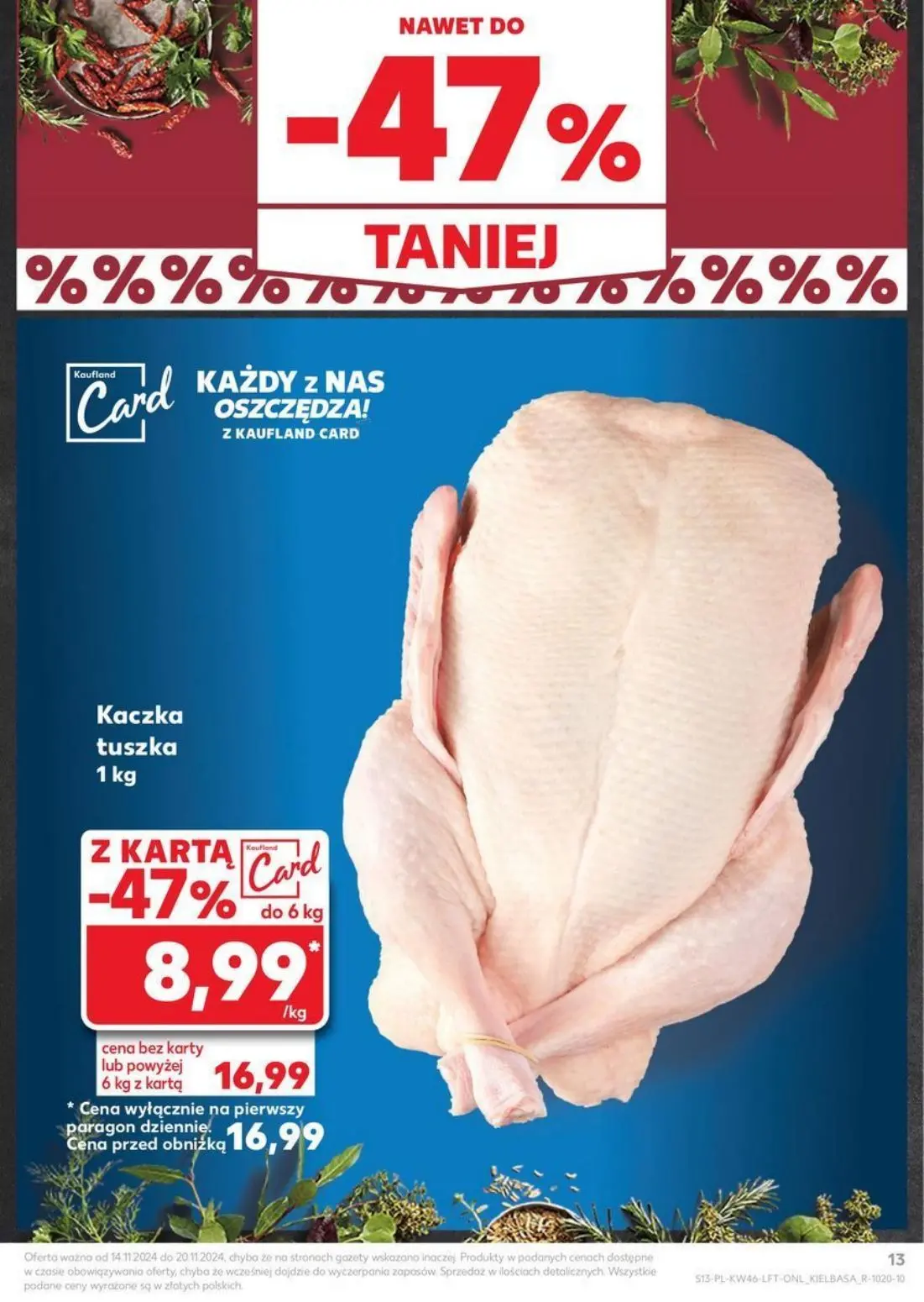 gazetka promocyjna Kaufland BlackWeekowy szał cenowy - Strona 13