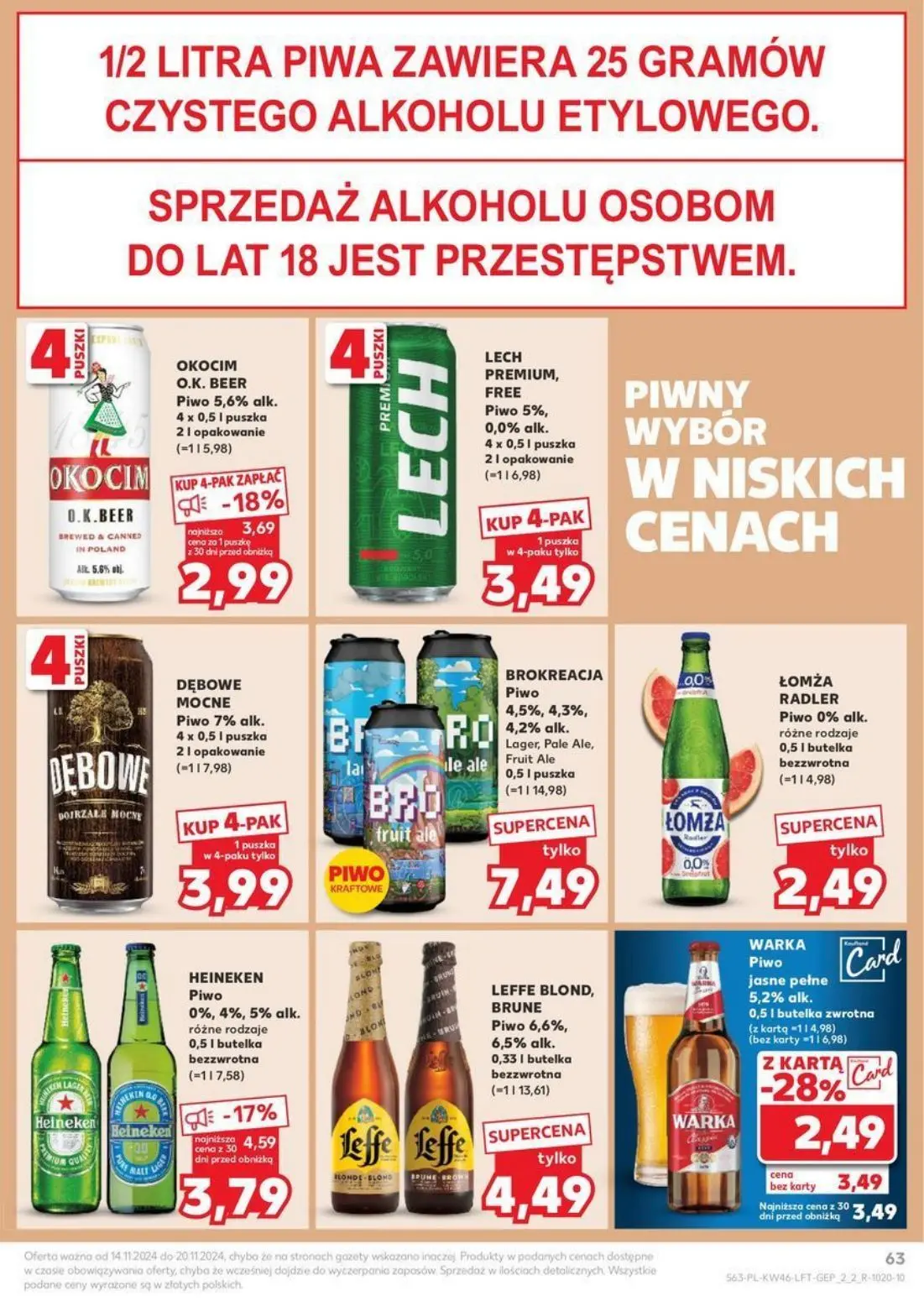 gazetka promocyjna Kaufland BlackWeekowy szał cenowy - Strona 63