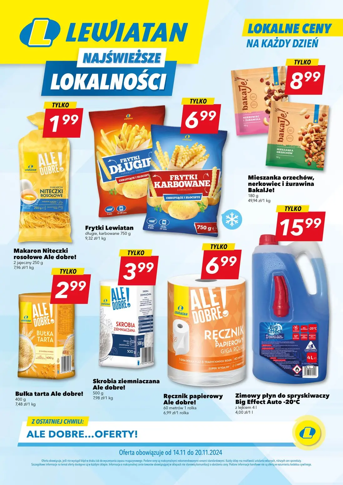 gazetka promocyjna LEWIATAN Najświeższe oferty w lokalnych cenach - Strona 1