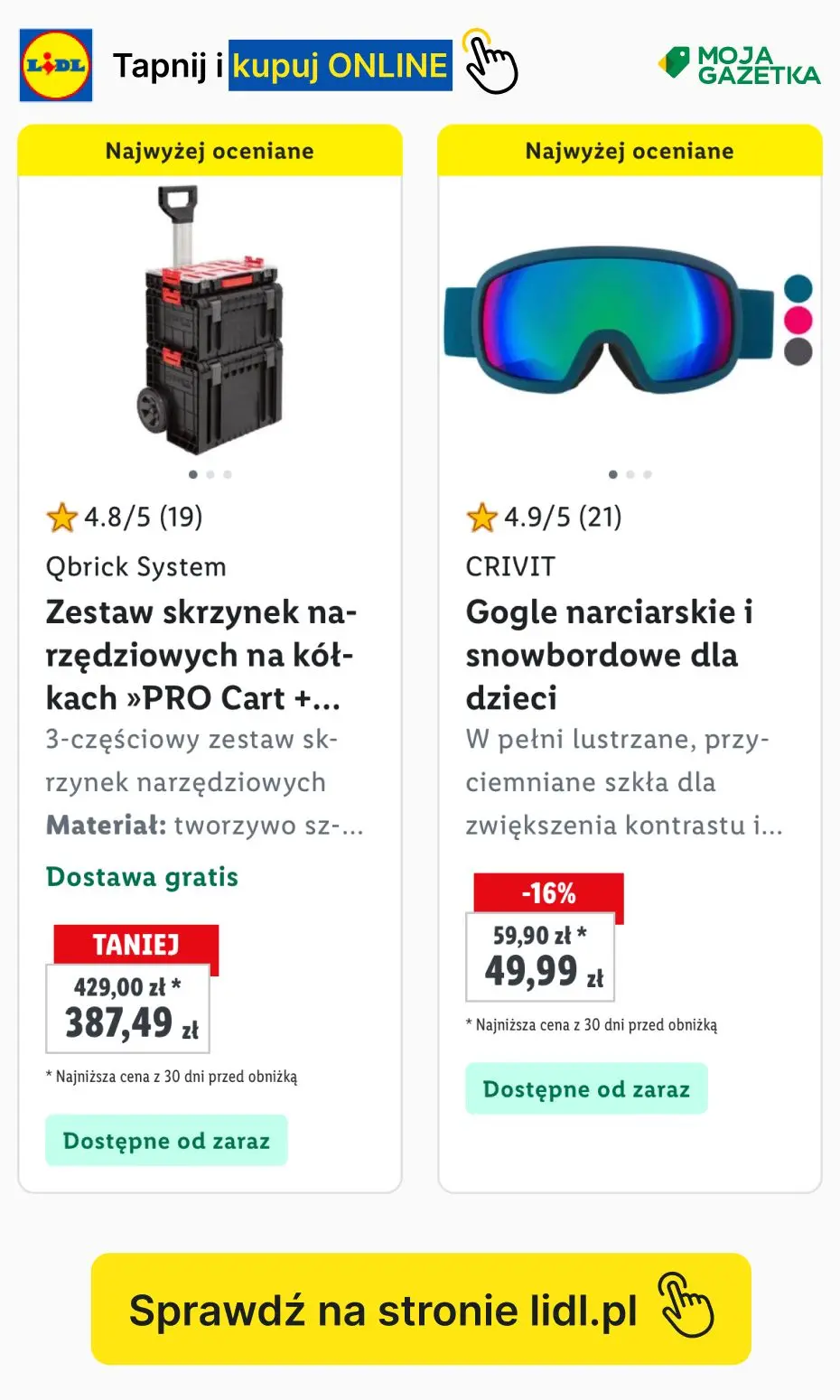 gazetka promocyjna LIDL Przeceny do -60%! - Strona 6