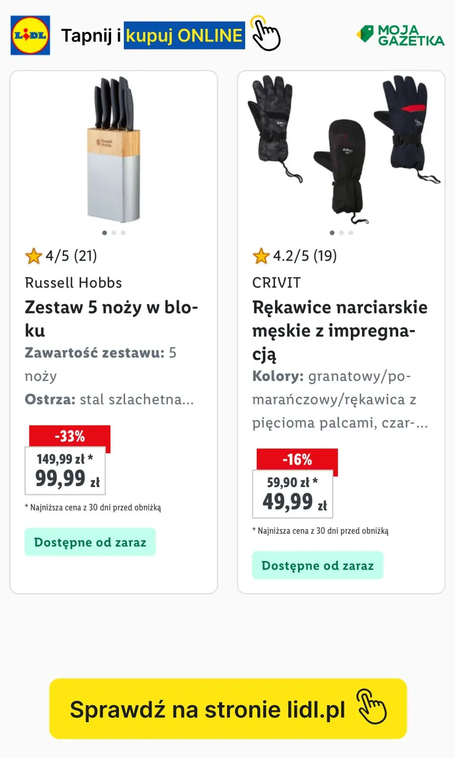 gazetka promocyjna LIDL Przeceny do -60%! - Strona 8