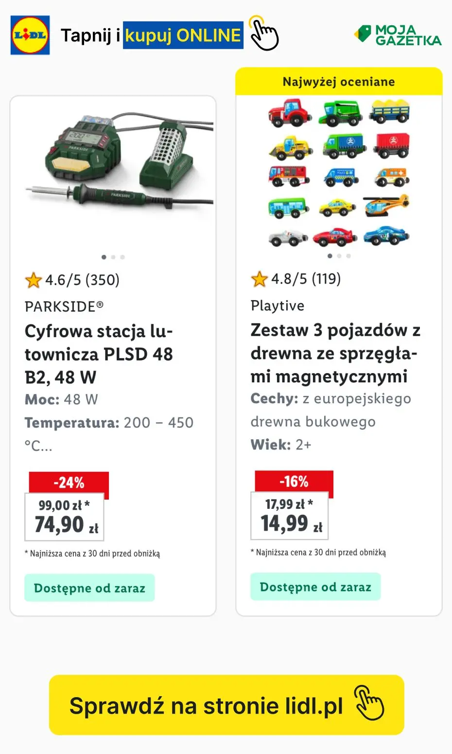 gazetka promocyjna LIDL Przeceny do -60%! - Strona 10