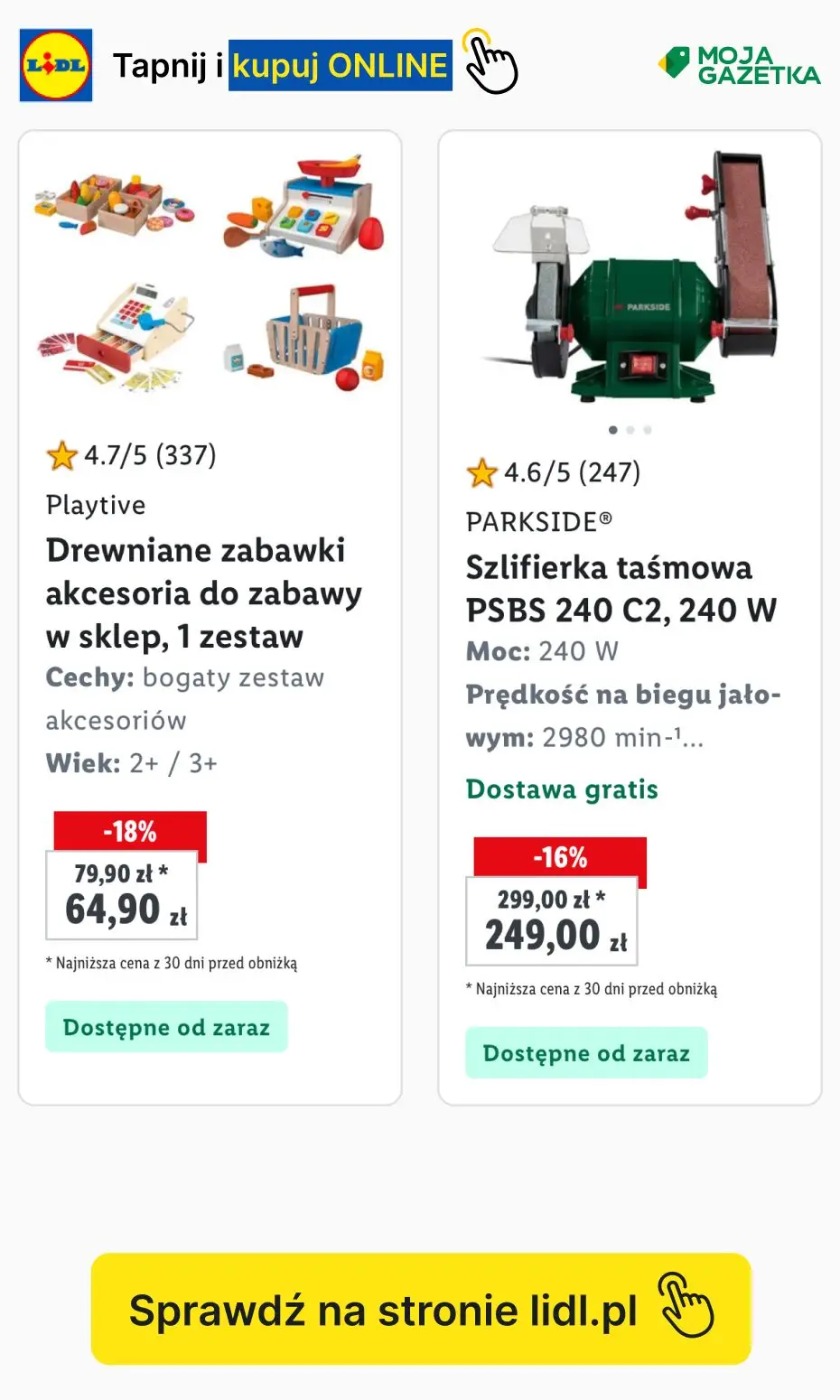 gazetka promocyjna LIDL Przeceny do -60%! - Strona 12