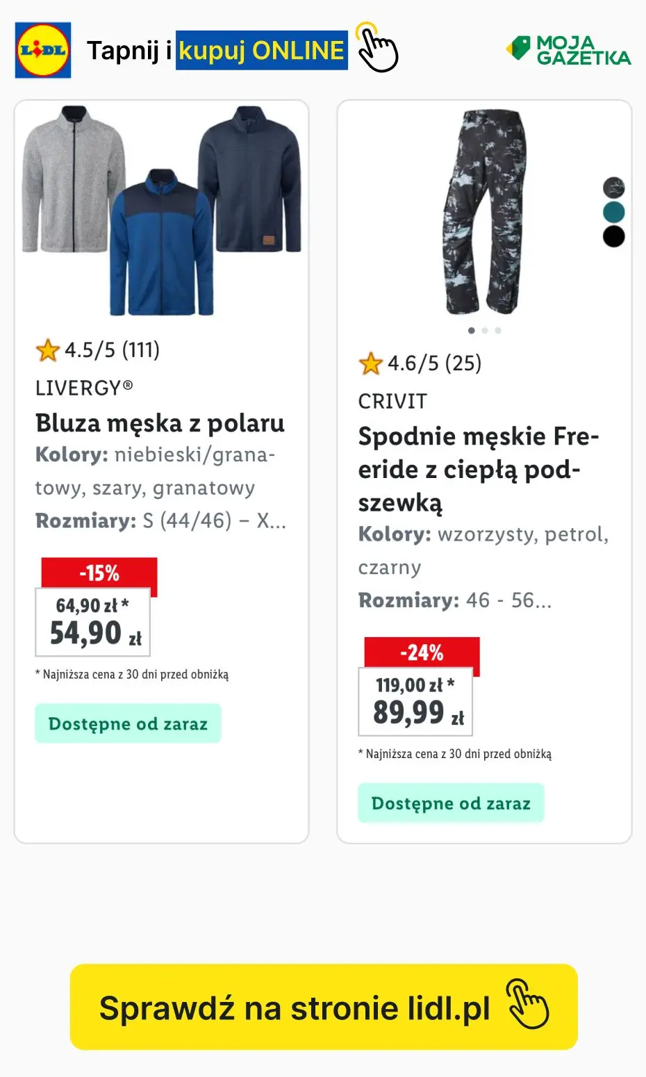 gazetka promocyjna LIDL Przeceny do -60%! - Strona 13