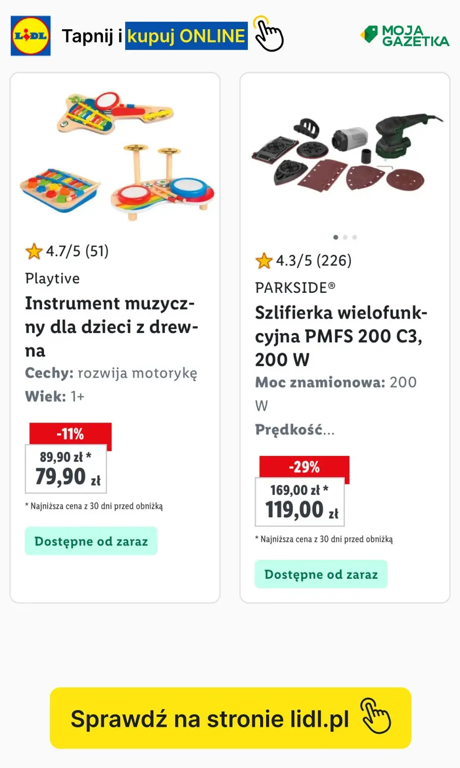 gazetka promocyjna LIDL Przeceny do -60%! - Strona 14