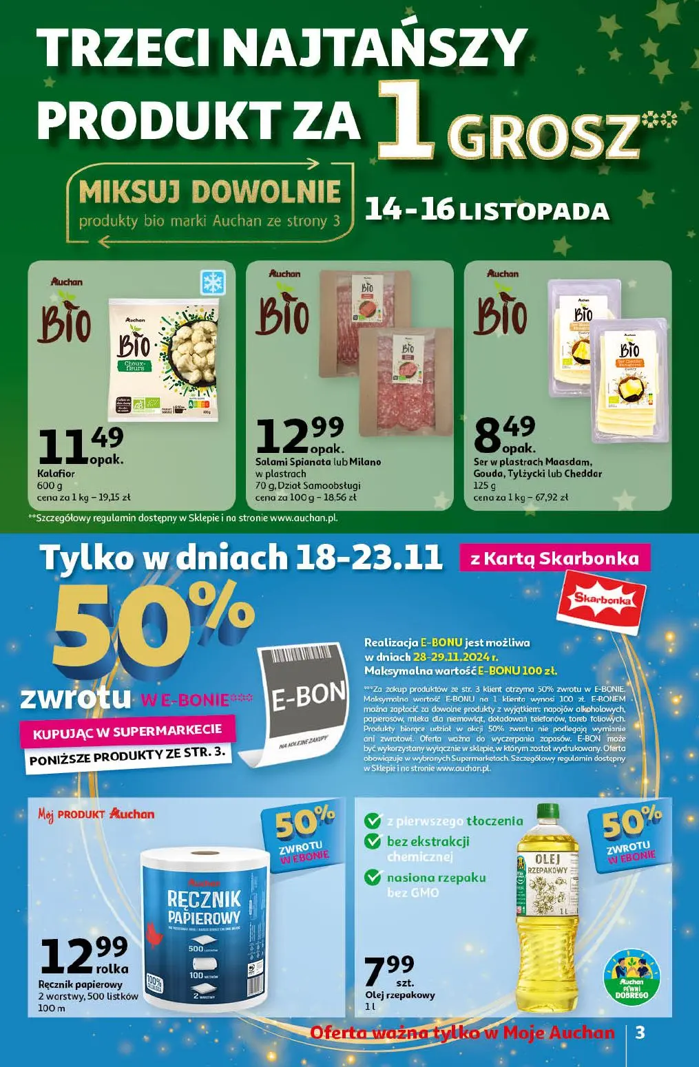 gazetka promocyjna Moje Auchan Pewność niskich cen - Strona 3