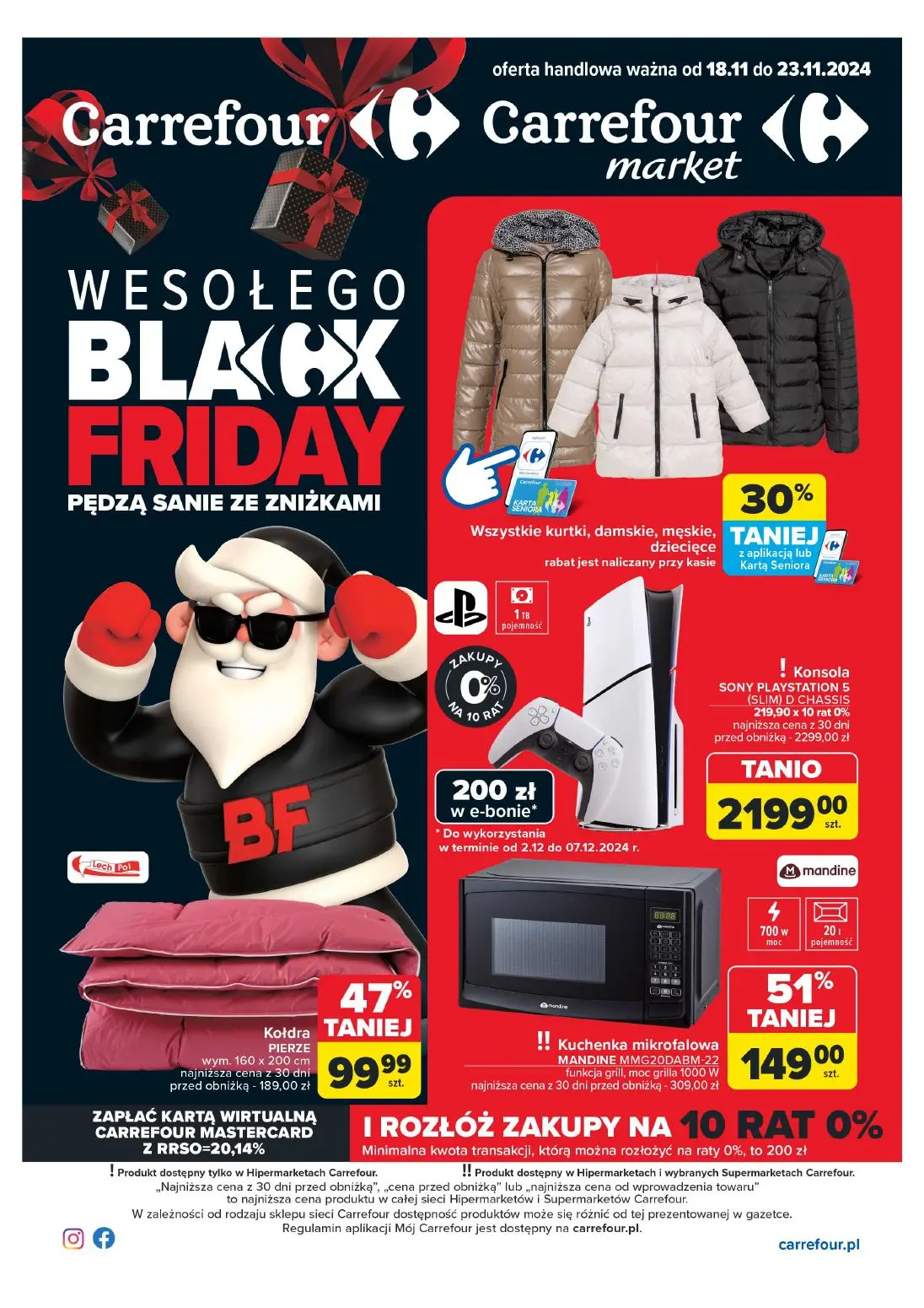 gazetka promocyjna Carrefour Wesołego Black Friday - Strona 1