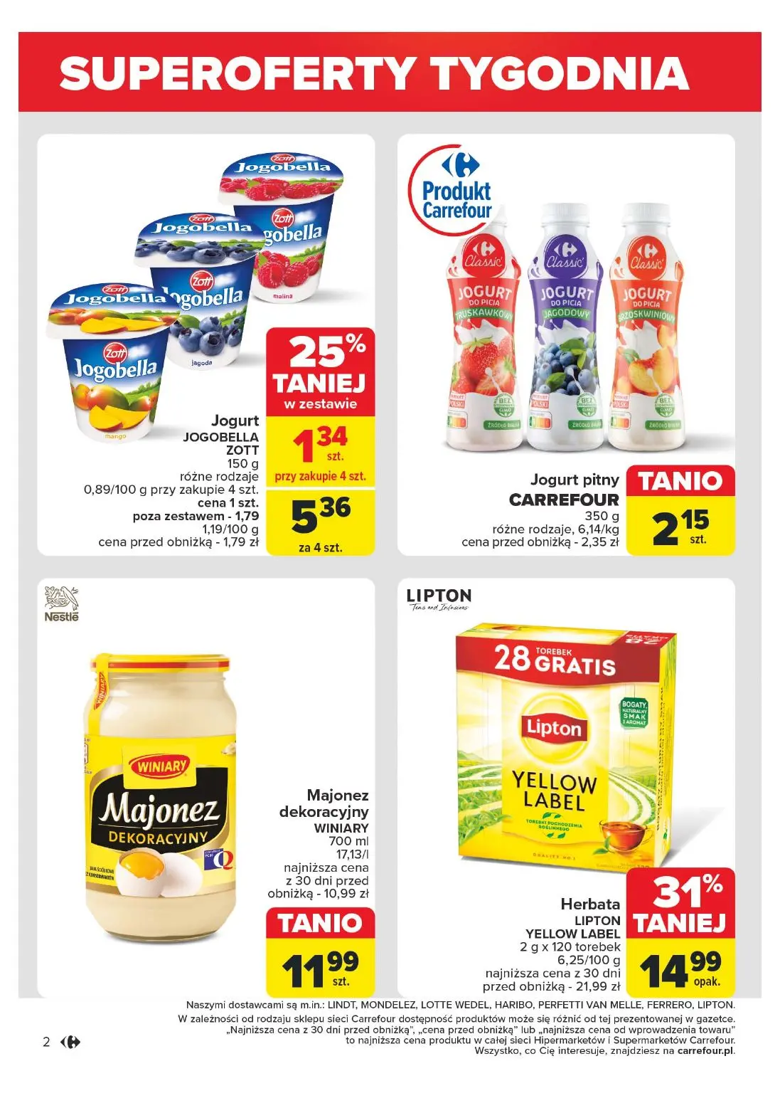 gazetka promocyjna Carrefour Superoferty tygodnia - Strona 2