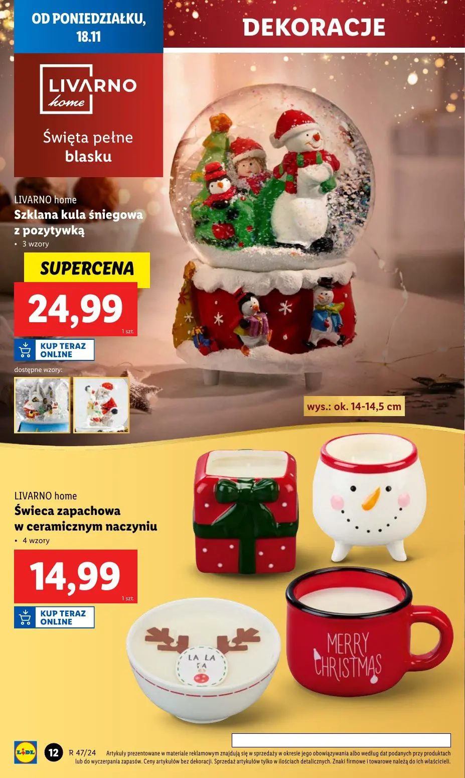 gazetka promocyjna LIDL Świąteczy katalog okazji - Strona 14