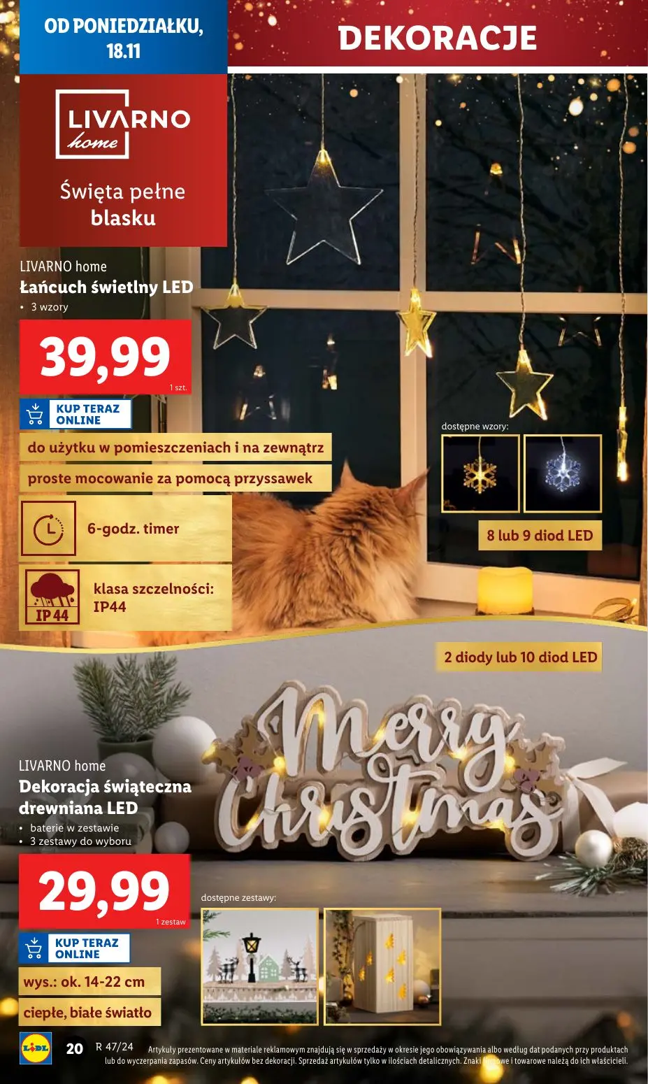 gazetka promocyjna LIDL Świąteczy katalog okazji - Strona 22