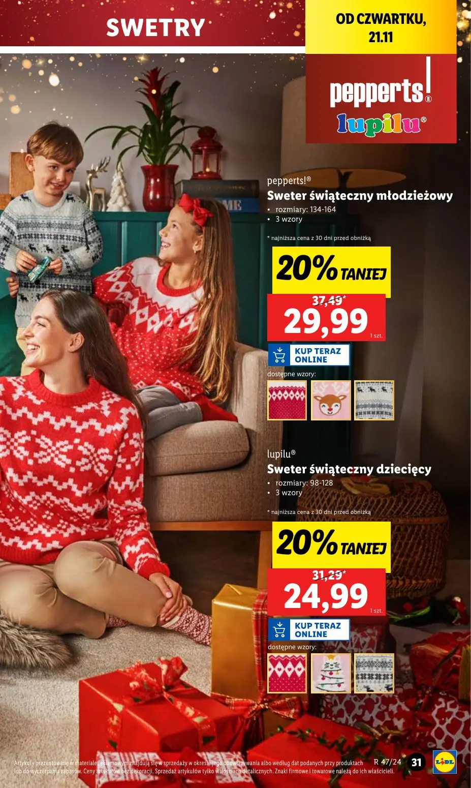 gazetka promocyjna LIDL Świąteczy katalog okazji - Strona 33