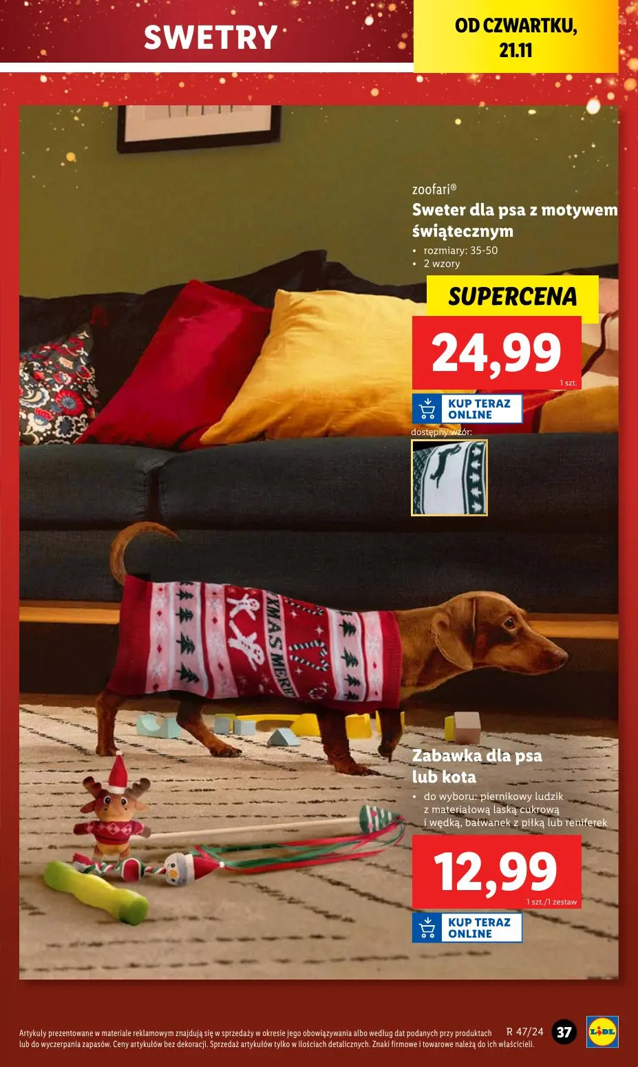 gazetka promocyjna LIDL Świąteczy katalog okazji - Strona 39