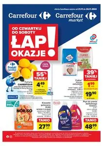 Gazetka promocyjna Carrefour Market, ważna od 2024-11-21 do 2024-11-23.