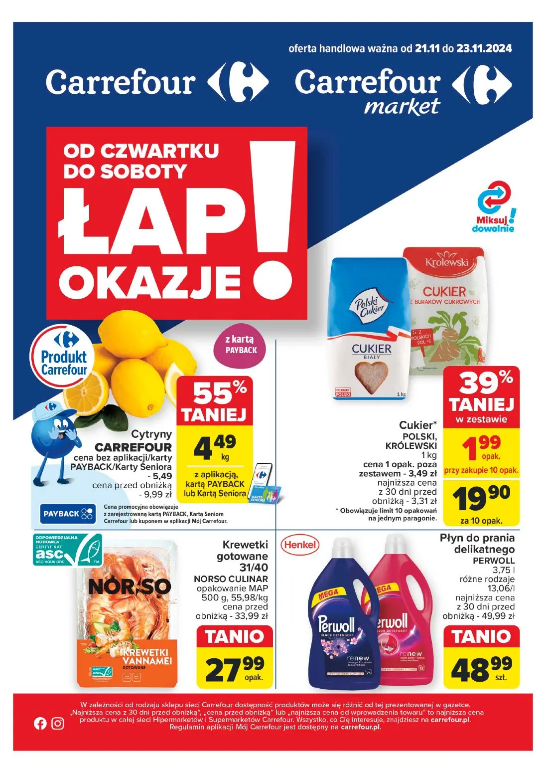 gazetka promocyjna Carrefour Łap okazje! - Strona 1