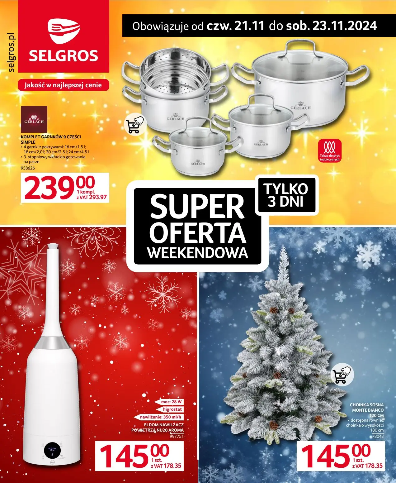 gazetka promocyjna SELGROS Super oferta na 3 dni - Strona 1