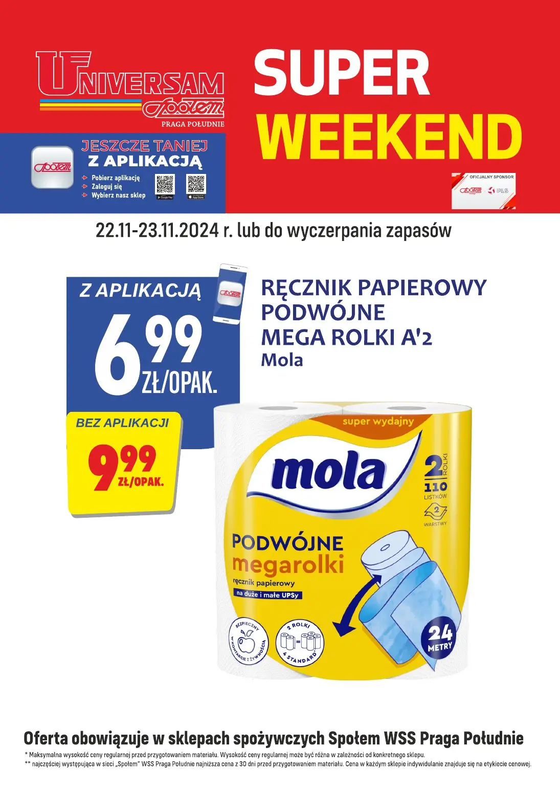 gazetka promocyjna Społem Praga Super Weekend - Strona 1