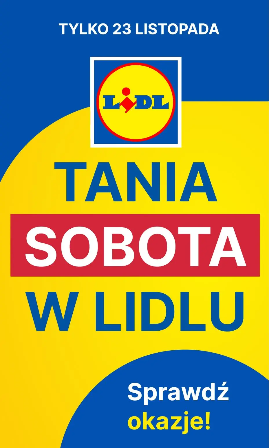 gazetka promocyjna LIDL Tania sobota - Strona 1