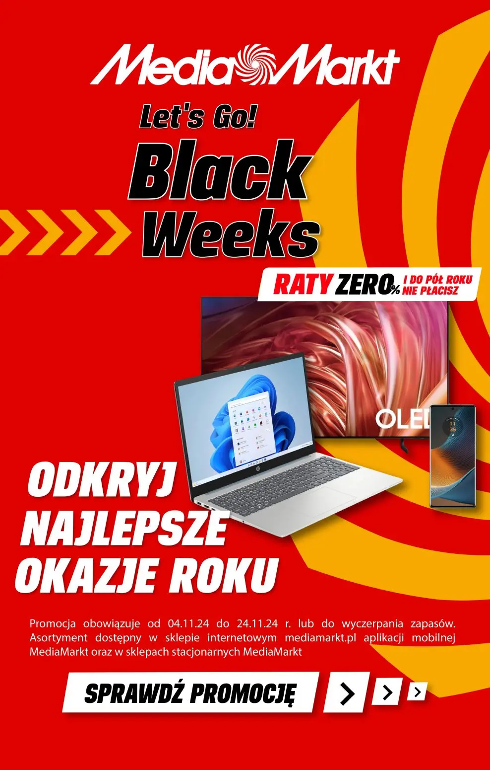 gazetka promocyjna Media Markt Let's Go BLACK WEEKS! Odkryj najlepsze okazje roku.  - Strona 1