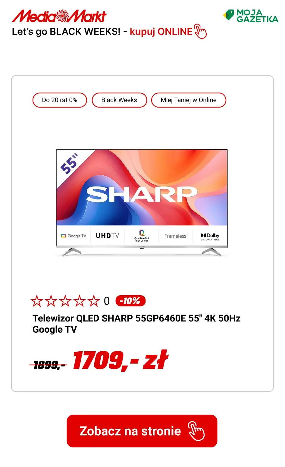 gazetka promocyjna Media Markt Let's Go BLACK WEEKS! Odkryj najlepsze okazje roku.  - Strona 16