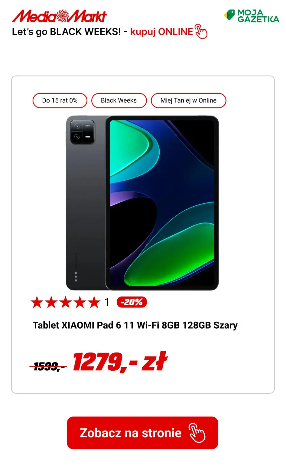 gazetka promocyjna Media Markt Let's Go BLACK WEEKS! Odkryj najlepsze okazje roku.  - Strona 19