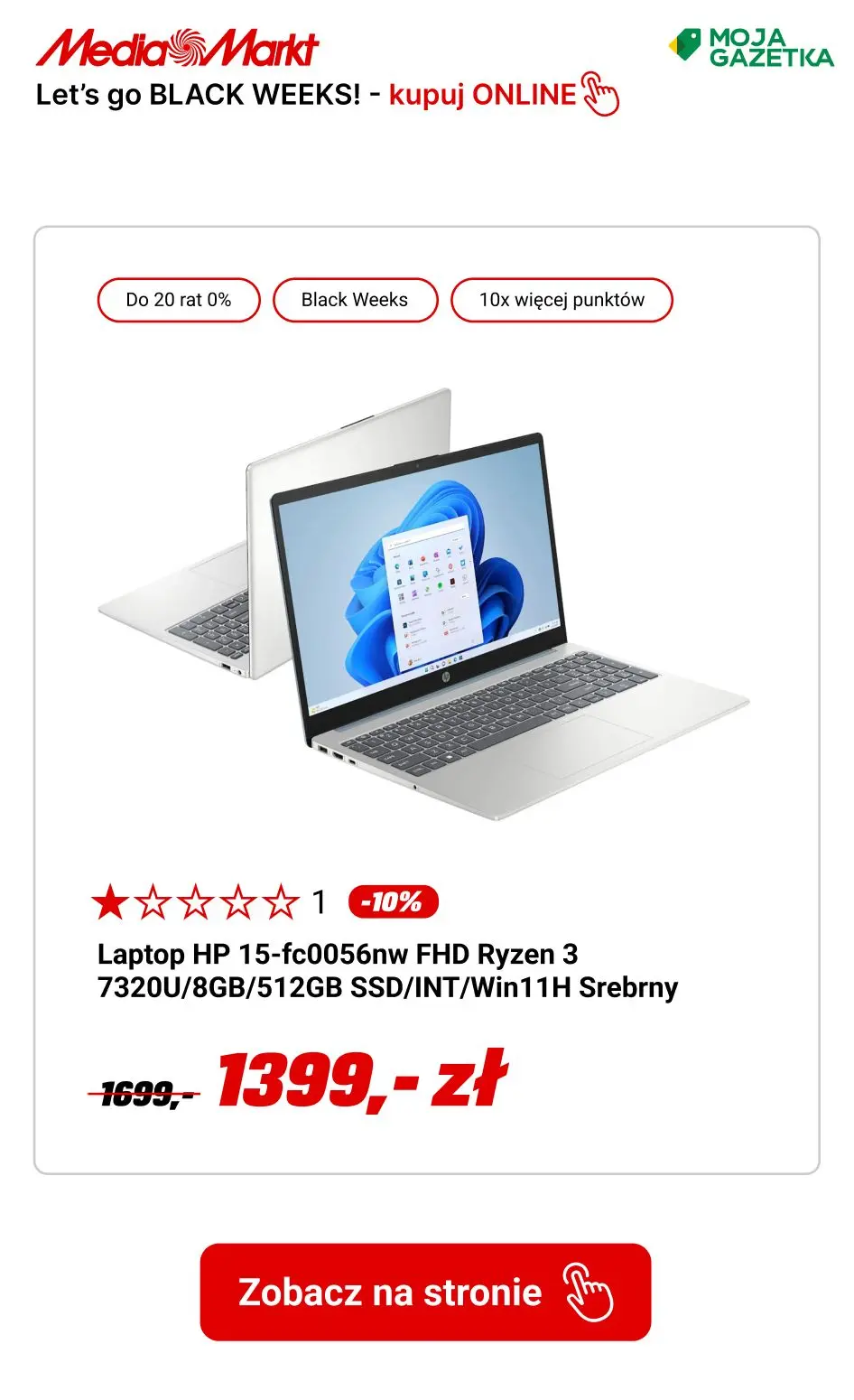 gazetka promocyjna Media Markt Let's Go BLACK WEEKS! Odkryj najlepsze okazje roku.  - Strona 22