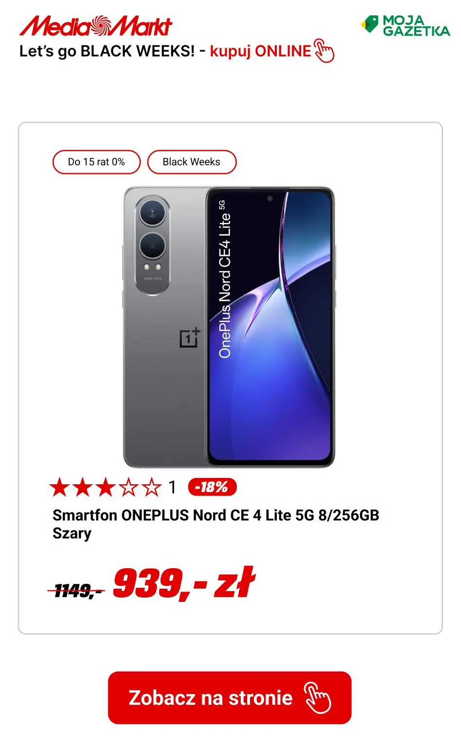 gazetka promocyjna Media Markt Let's Go BLACK WEEKS! Odkryj najlepsze okazje roku.  - Strona 25