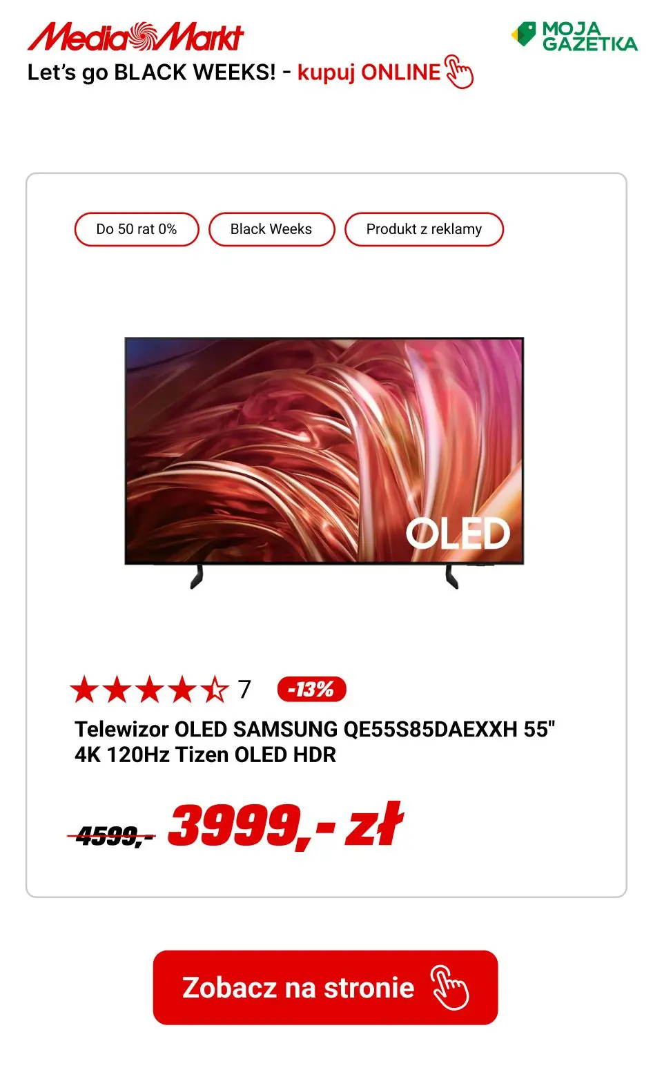 gazetka promocyjna Media Markt Let's Go BLACK WEEKS! Odkryj najlepsze okazje roku.  - Strona 32