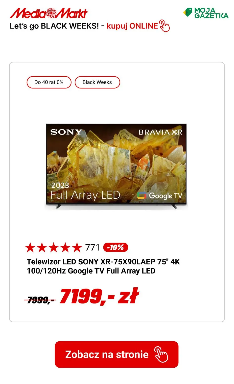 gazetka promocyjna Media Markt Let's Go BLACK WEEKS! Odkryj najlepsze okazje roku.  - Strona 34