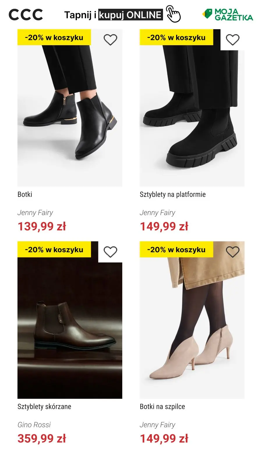 gazetka promocyjna CCC -20% na zakupy 🎀 - Strona 12