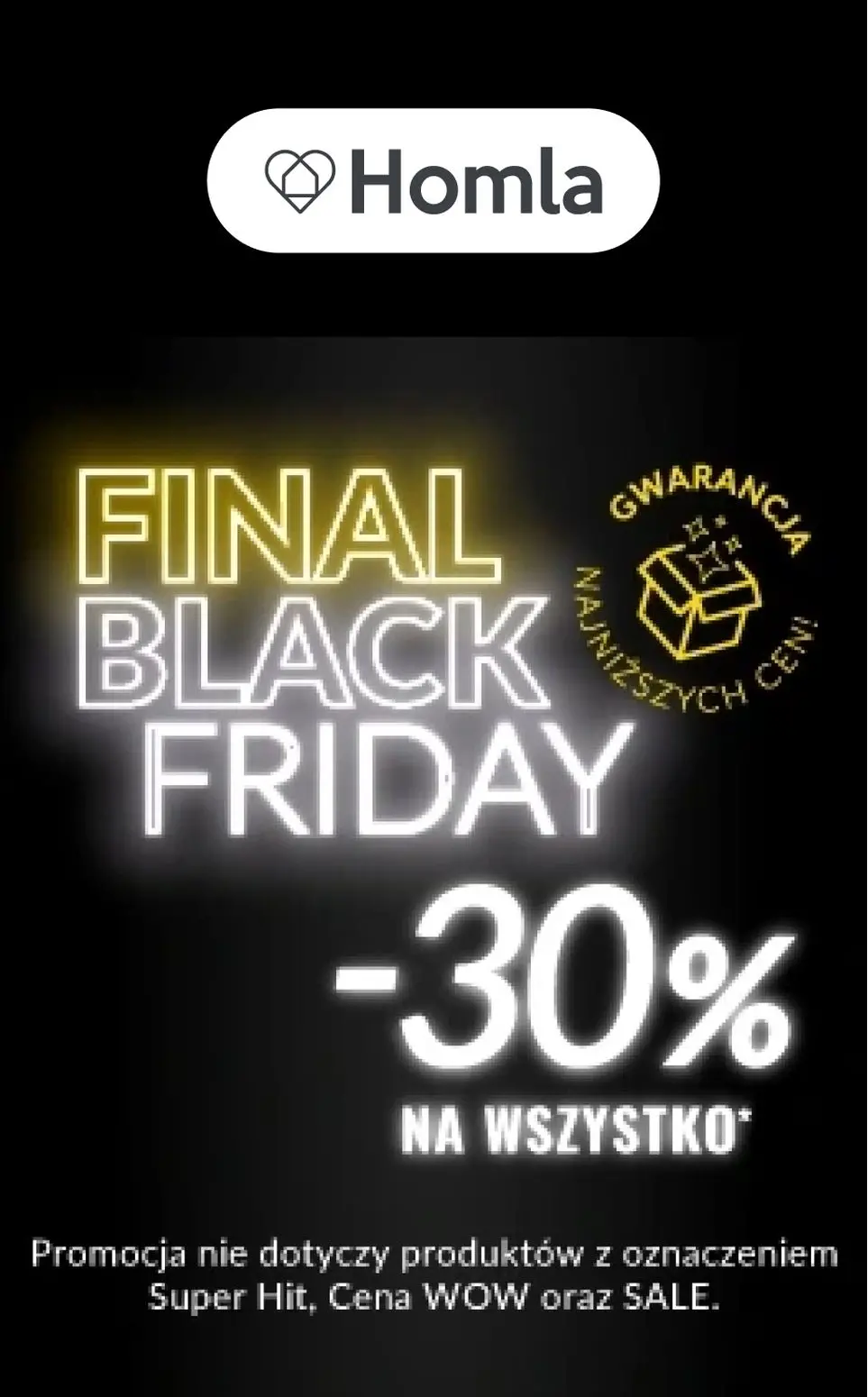 gazetka promocyjna Homla Final Black Friday - Strona 1