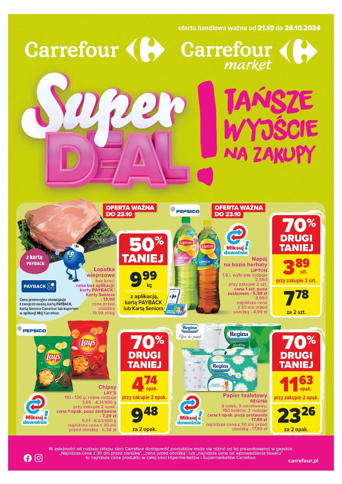 gazetka promocyjna Carrefour Market Super DEAL! - Strona 1