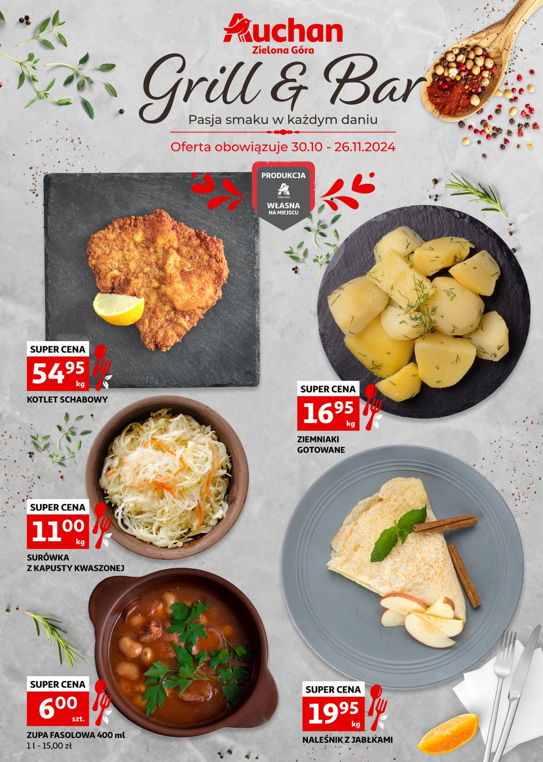 gazetka promocyjna Auchan Zielona Góra - Garmaż - Strona 1