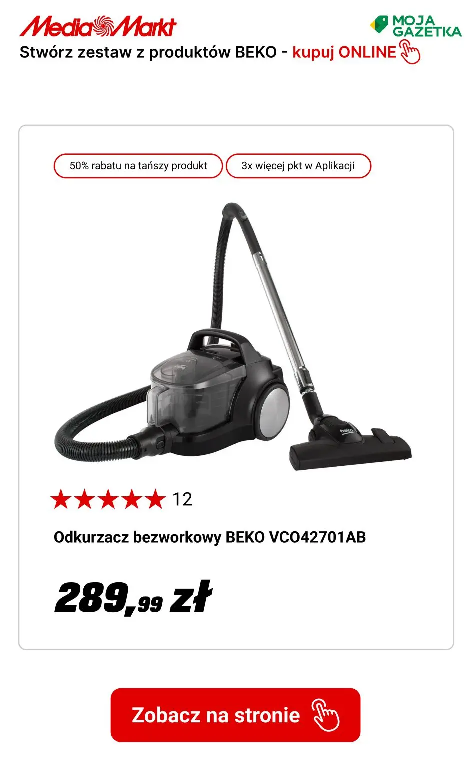 gazetka promocyjna Media Markt W zestawie TANIEJ! Stwórz zestaw 2 produktów BEKO i zgarnij tańszy za 50% ceny. - Strona 6