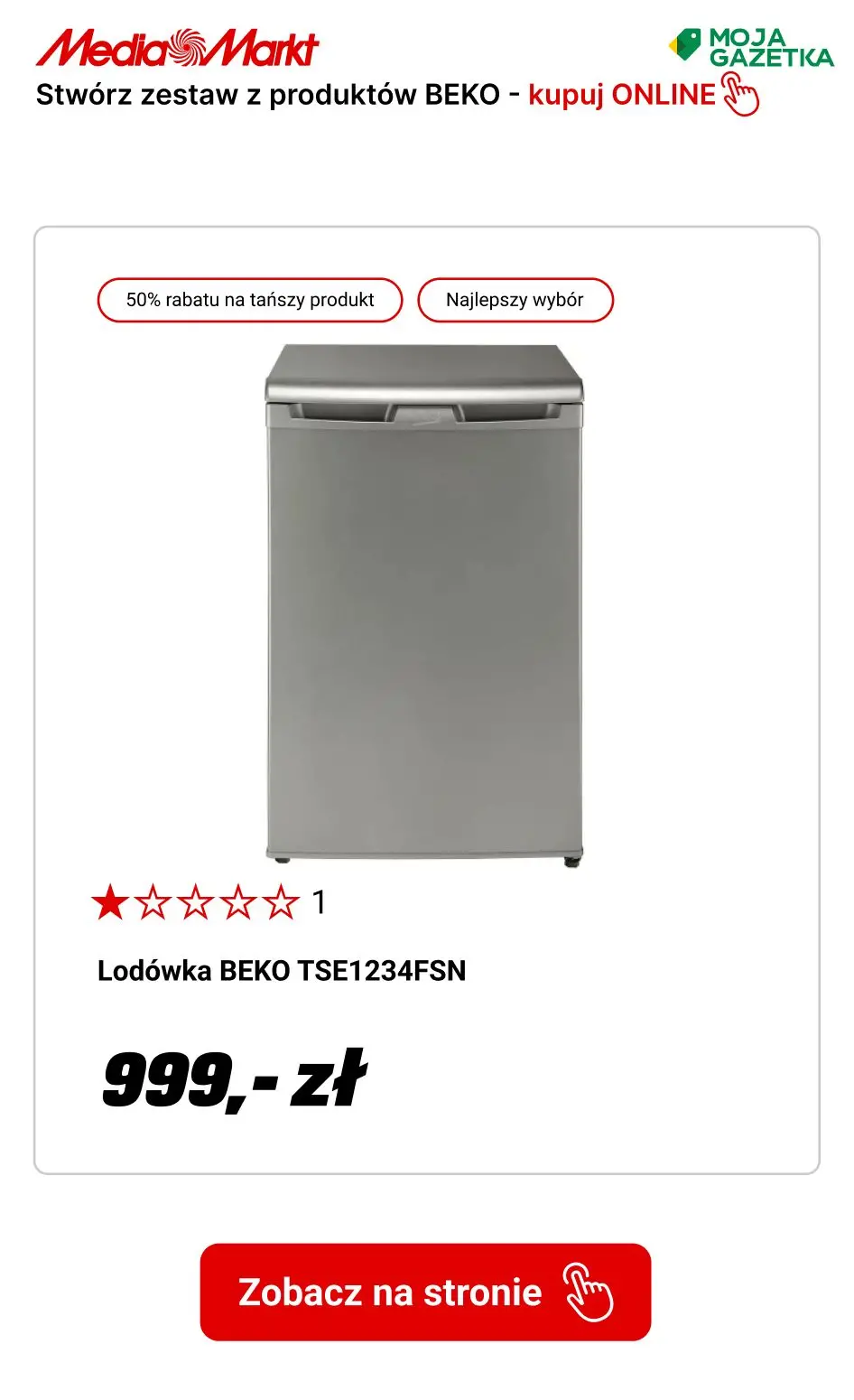 gazetka promocyjna Media Markt W zestawie TANIEJ! Stwórz zestaw 2 produktów BEKO i zgarnij tańszy za 50% ceny. - Strona 17