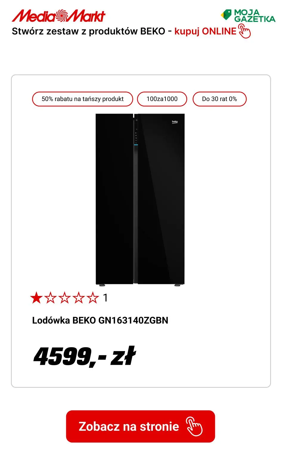 gazetka promocyjna Media Markt W zestawie TANIEJ! Stwórz zestaw 2 produktów BEKO i zgarnij tańszy za 50% ceny. - Strona 32