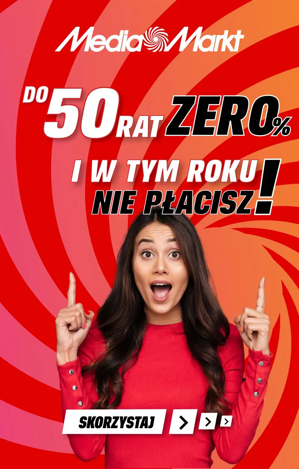 gazetka promocyjna Media Markt Zakupy na RATY! Skorzystaj z oferty i w tym roku NIE PŁACISZ! - Strona 1