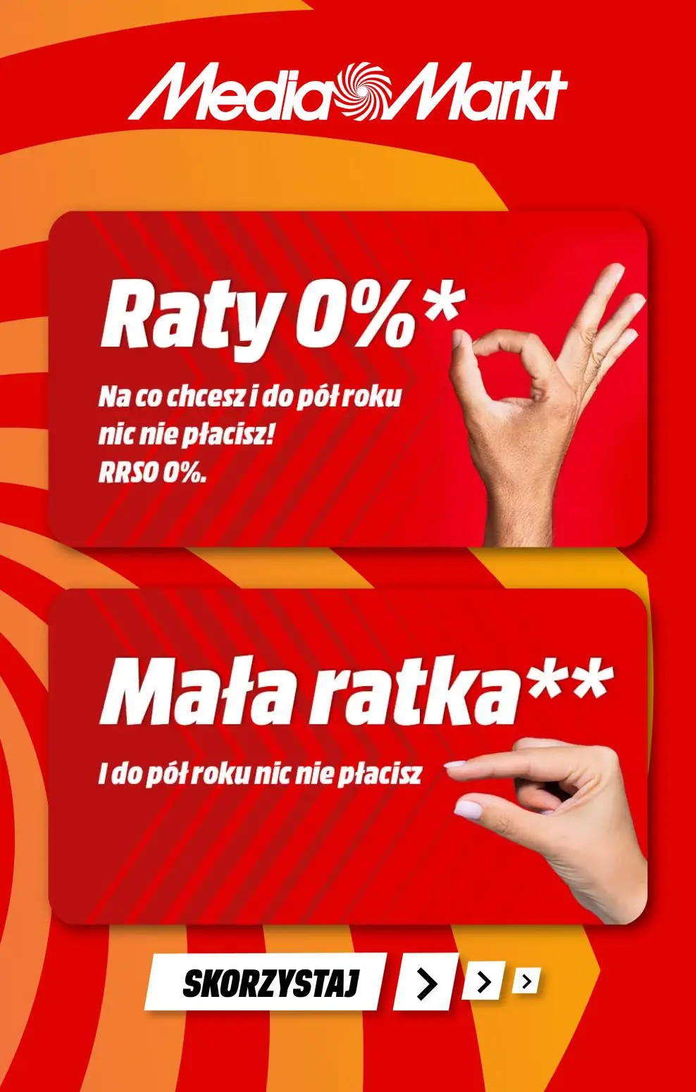 gazetka promocyjna Media Markt Zakupy na RATY! Skorzystaj z oferty i w tym roku NIE PŁACISZ! - Strona 2