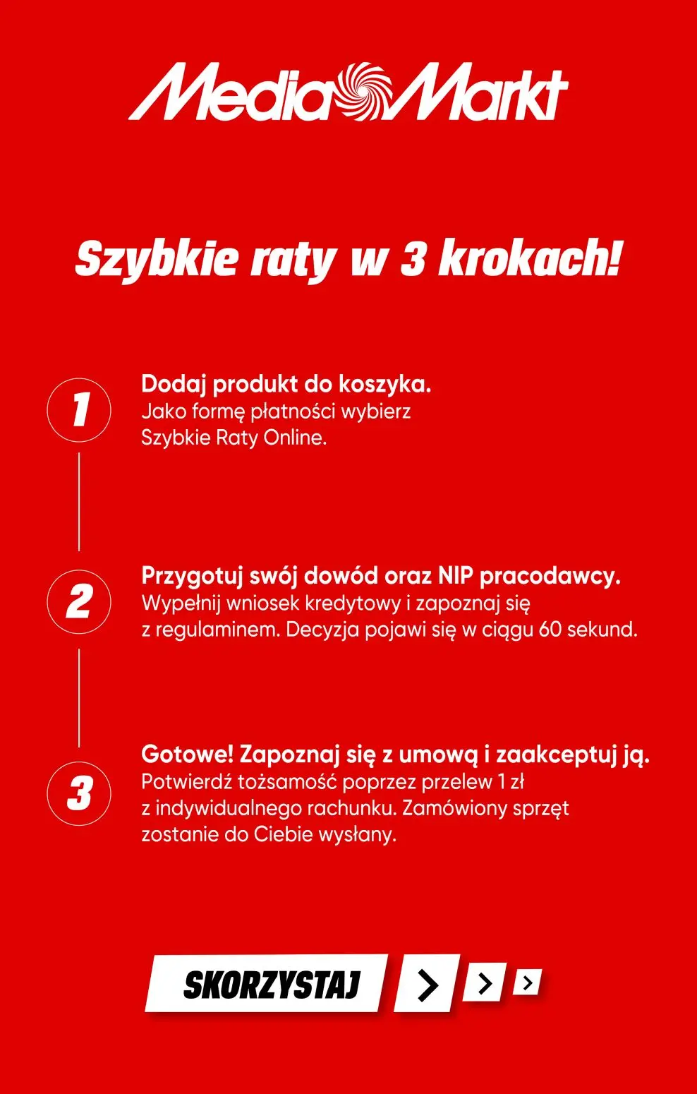 gazetka promocyjna Media Markt Zakupy na RATY! Skorzystaj z oferty i w tym roku NIE PŁACISZ! - Strona 3