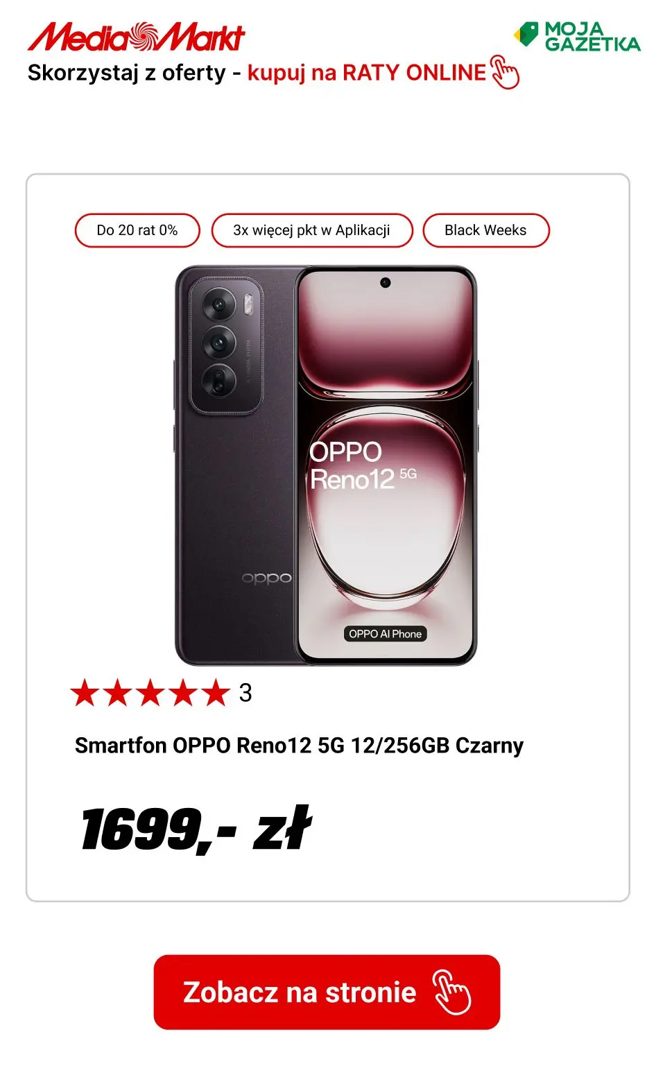 gazetka promocyjna Media Markt Zakupy na RATY! Skorzystaj z oferty i w tym roku NIE PŁACISZ! - Strona 6