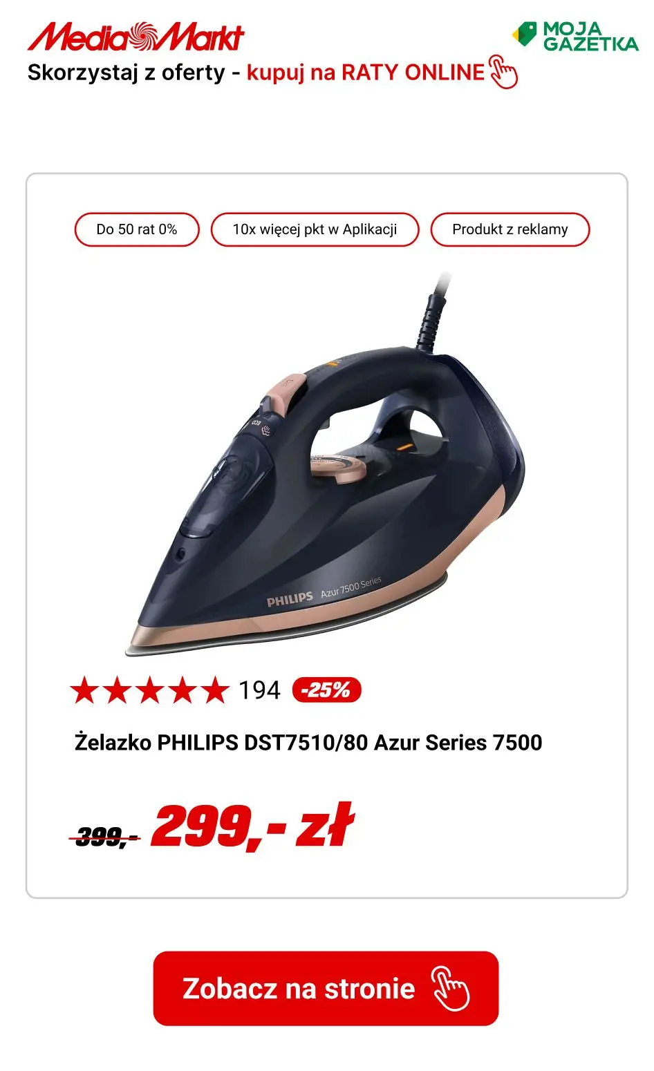 gazetka promocyjna Media Markt Zakupy na RATY! Skorzystaj z oferty i w tym roku NIE PŁACISZ! - Strona 8