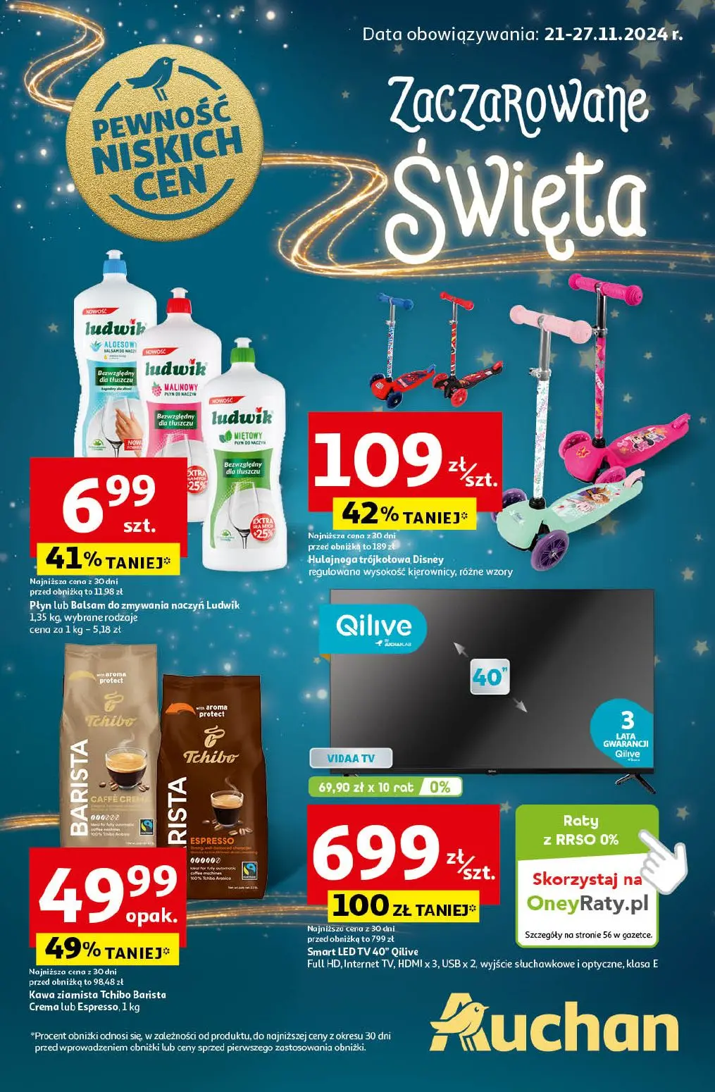 gazetka promocyjna Auchan Zaczarowane Święta - Strona 1