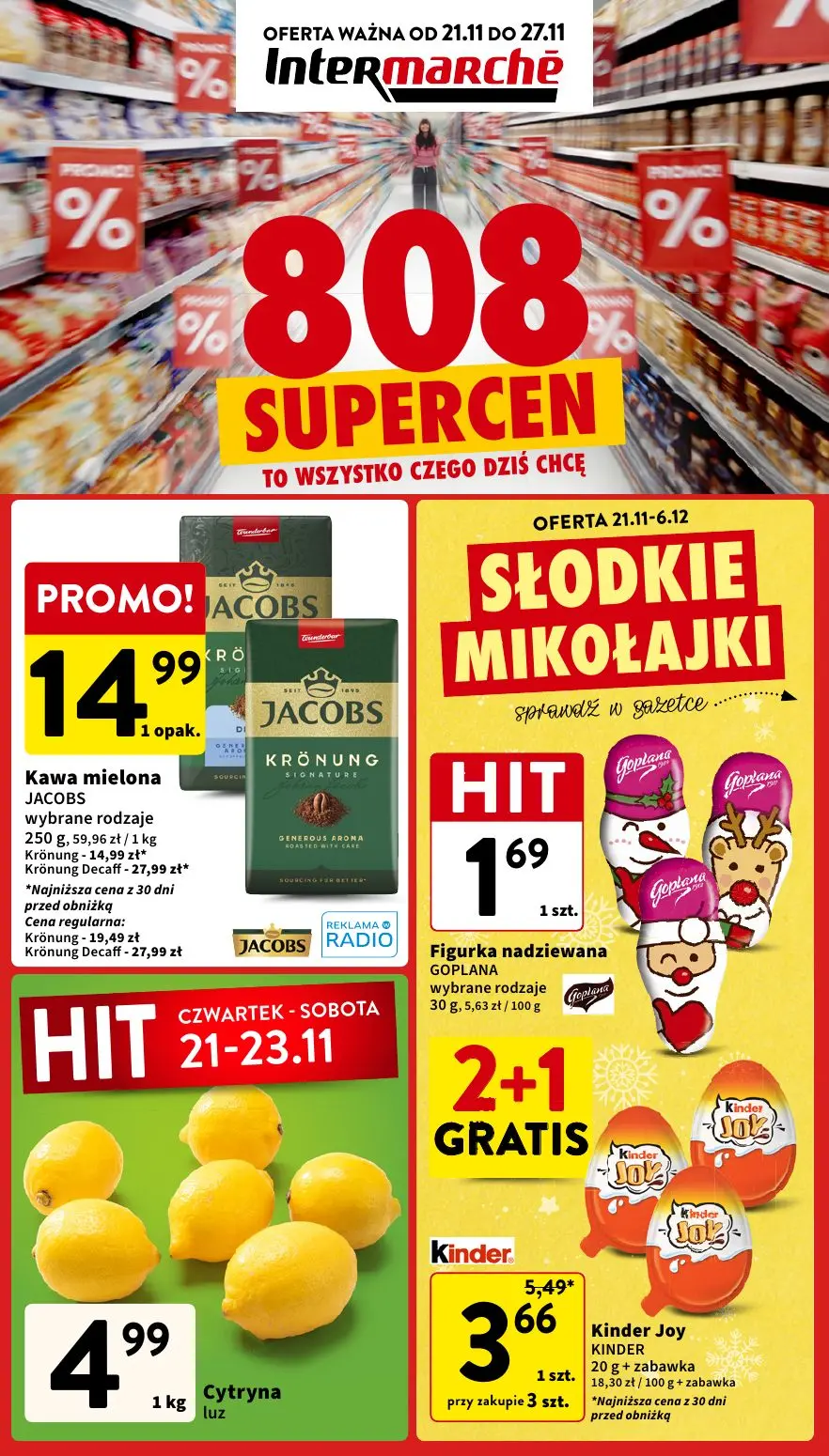 gazetka promocyjna Intermarche 808 Supercen - Strona 1