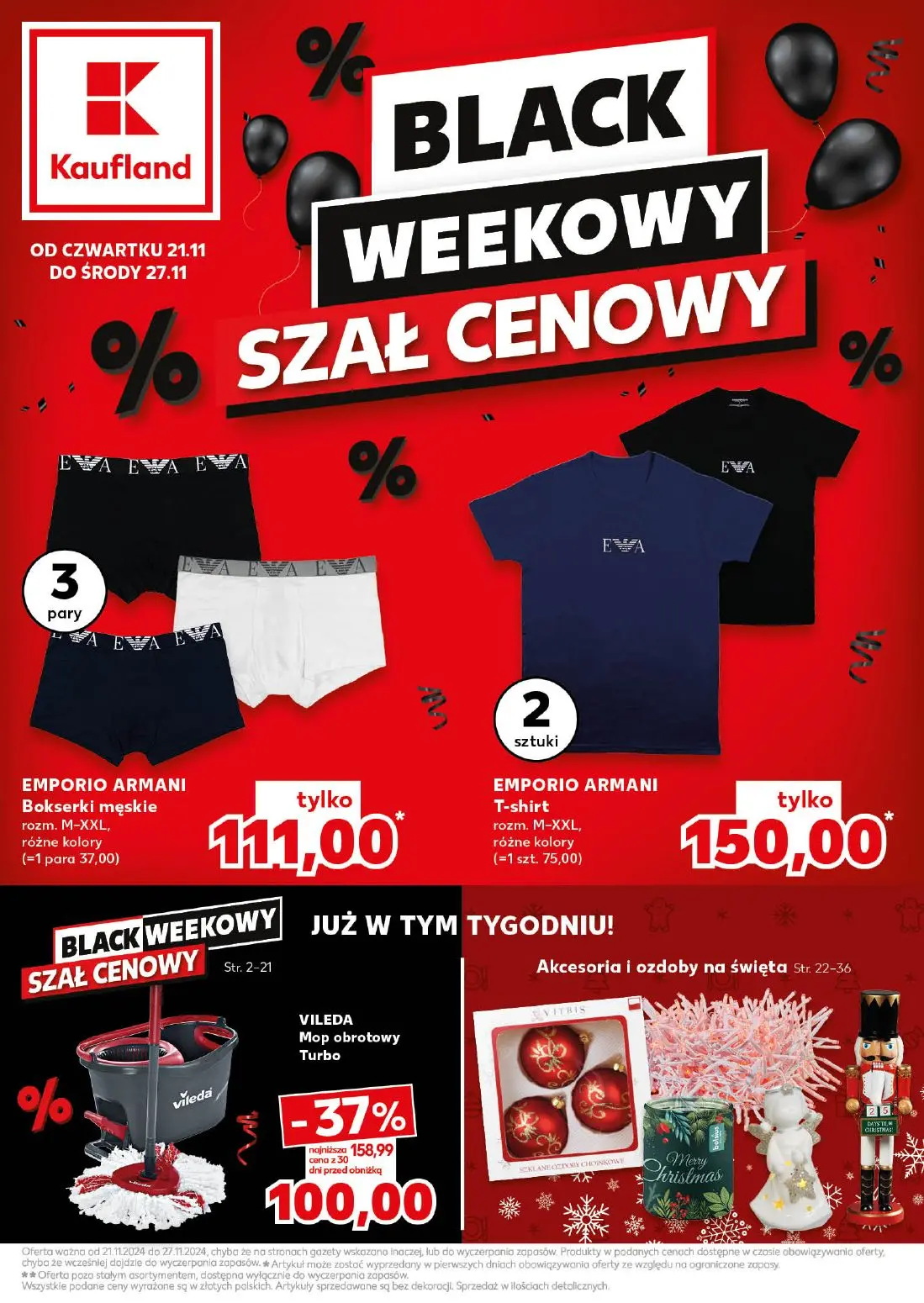 gazetka promocyjna Kaufland Black weekowy szał cenowy - Strona 1