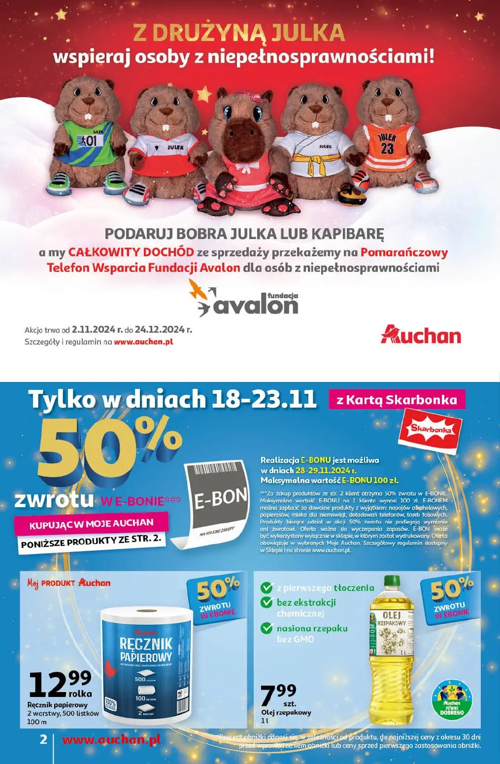 gazetka promocyjna Moje Auchan Zaczarowane Święta - Strona 2