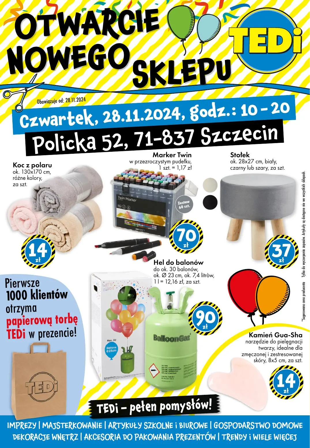 gazetka promocyjna TEDi Szczecin - otwarcie sklepu - Strona 1