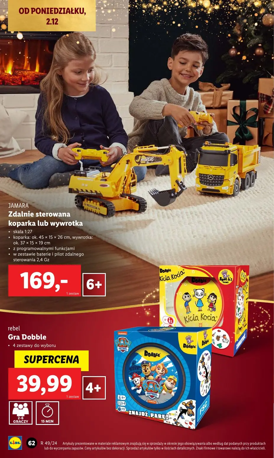 gazetka promocyjna LIDL KATALOG ZABAWKEK - Strona 62