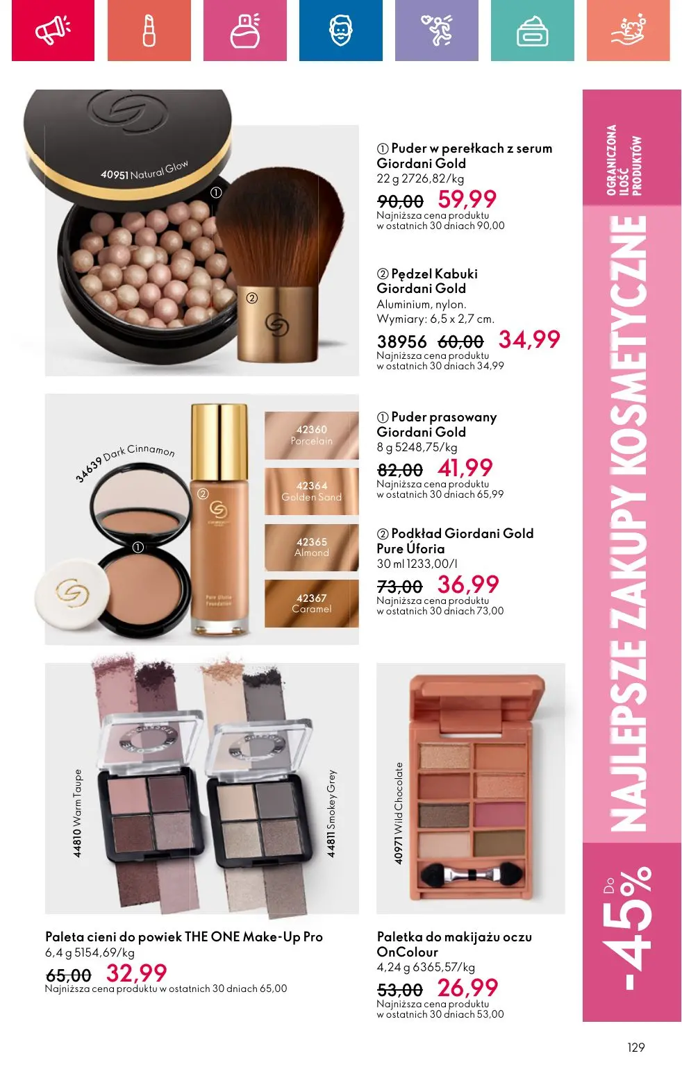 gazetka promocyjna ORIFLAME Czas zabłysnąć! - Strona 129