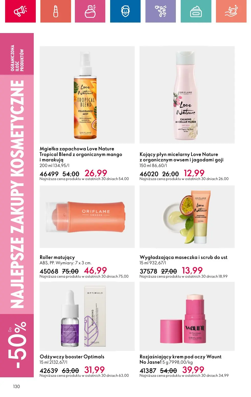 gazetka promocyjna ORIFLAME Czas zabłysnąć! - Strona 130