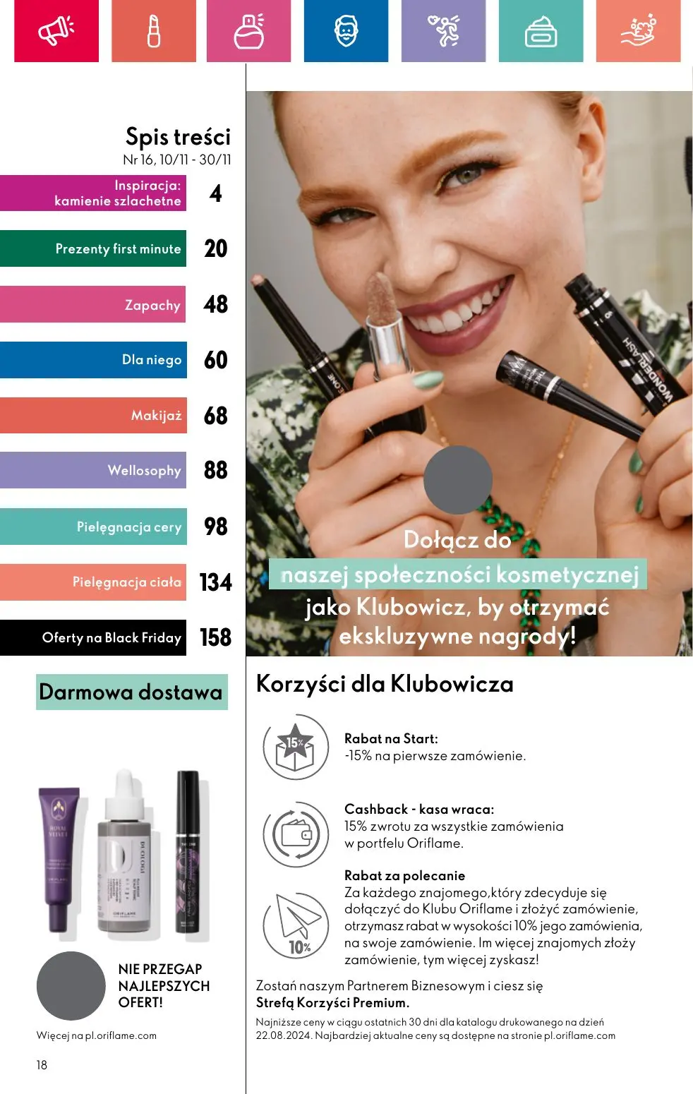 gazetka promocyjna ORIFLAME Czas zabłysnąć! - Strona 18