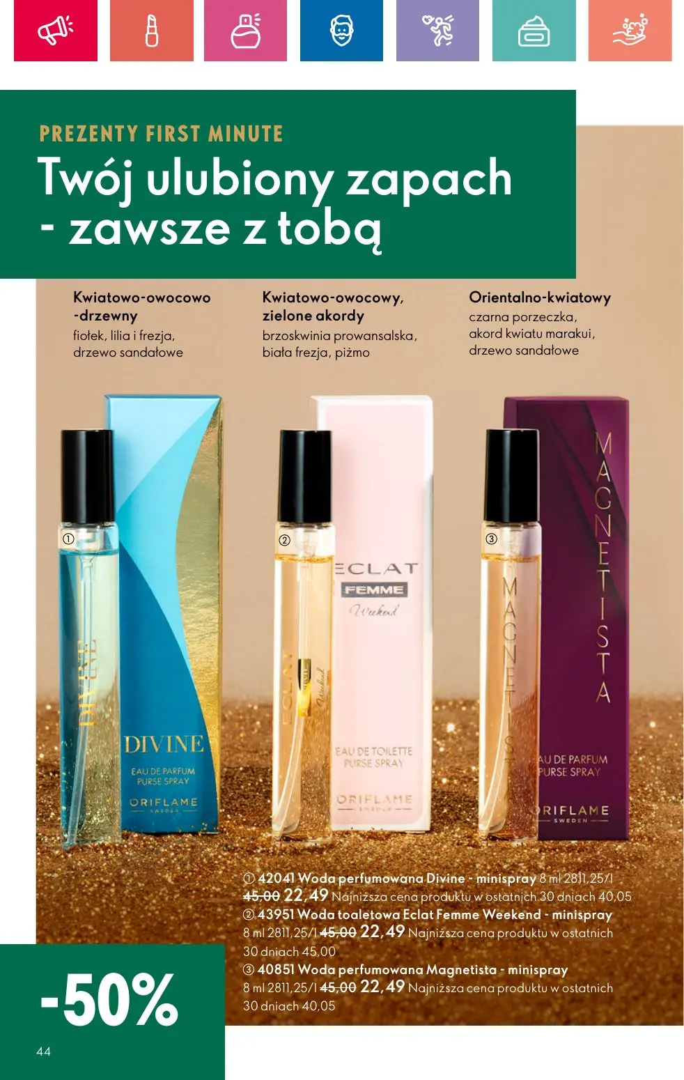 gazetka promocyjna ORIFLAME Czas zabłysnąć! - Strona 44